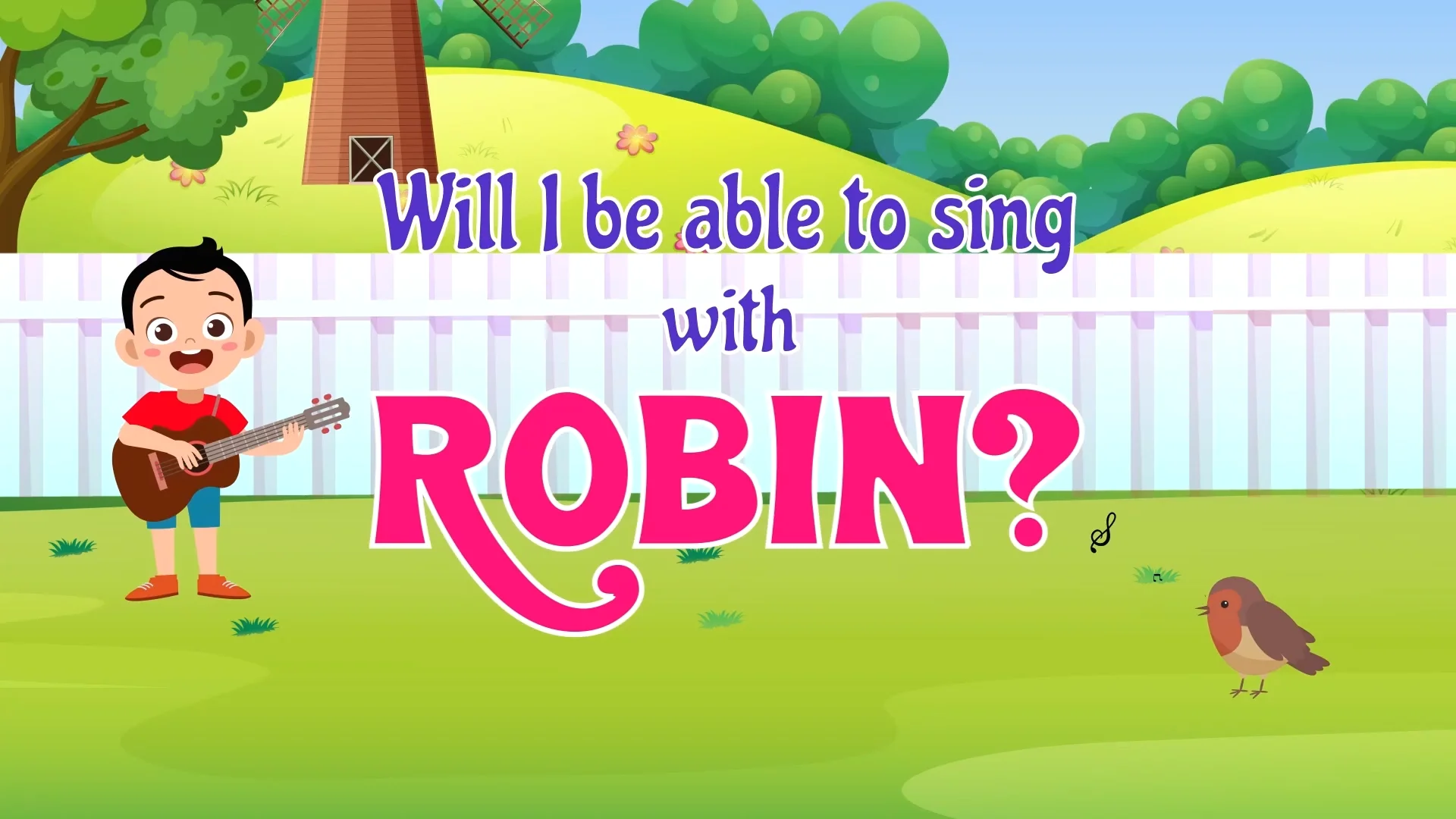 Will I be able to Sing with Robin No More Blank Pages Videos