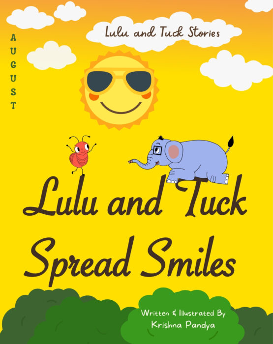 Front cover of Lulu and Tuck Stories: Lulu and Tuck Spread Smiles children's book by No More Blank Pages.
